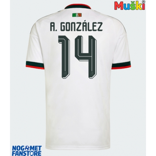 Meksiko Armando Gonzalez #14 Gostujuci Dres SP 2026 Kratak Rukav